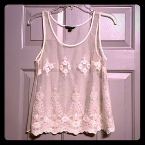 American Eagle Outfitters Tops - Sheer Lace Top American Eagle Outfitters Tops - Sheer Lace Top